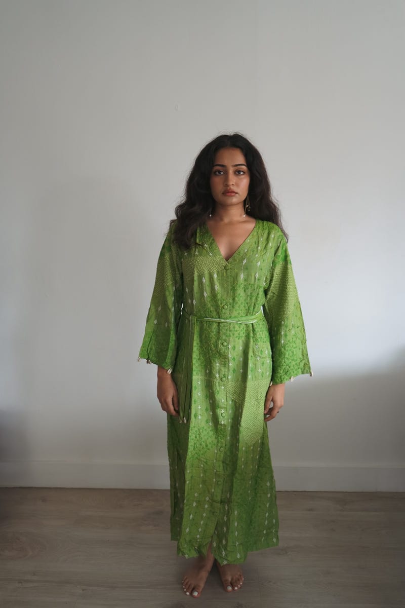Alankara Embroidered Resort Dress