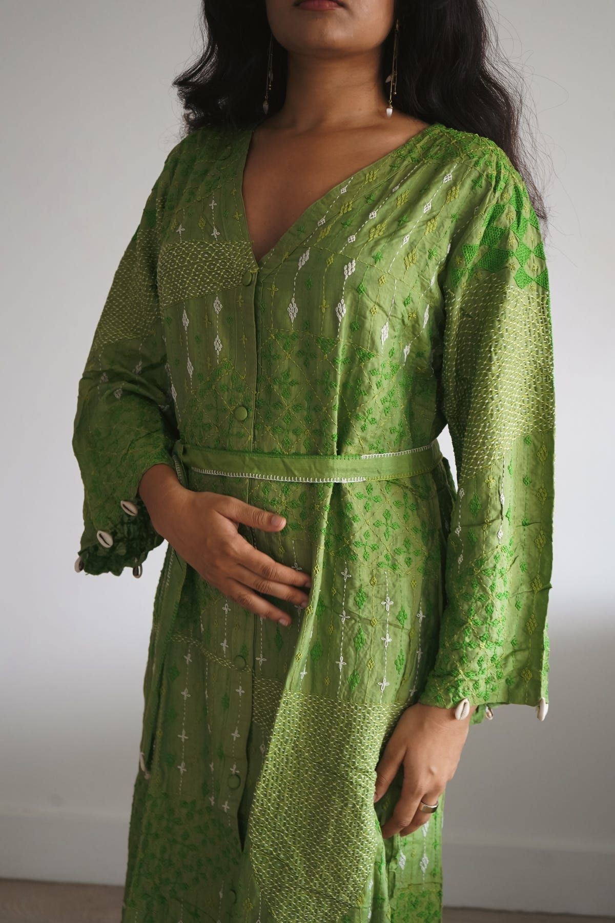 Alankara Embroidered Resort Dress - image 3