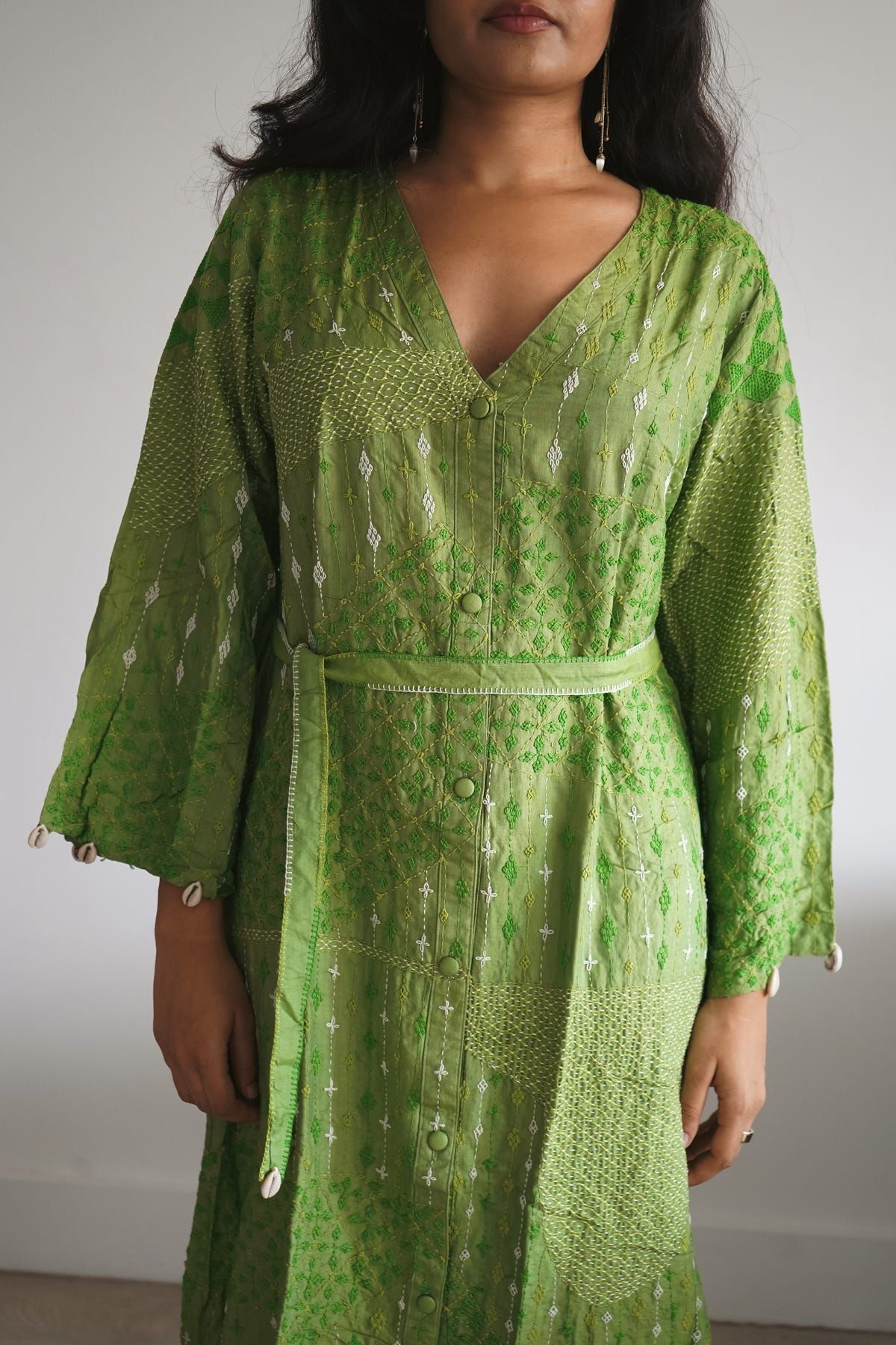 Alankara Embroidered Resort Dress - image 4