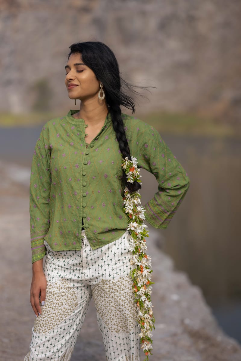 Alankara Placket Button Up