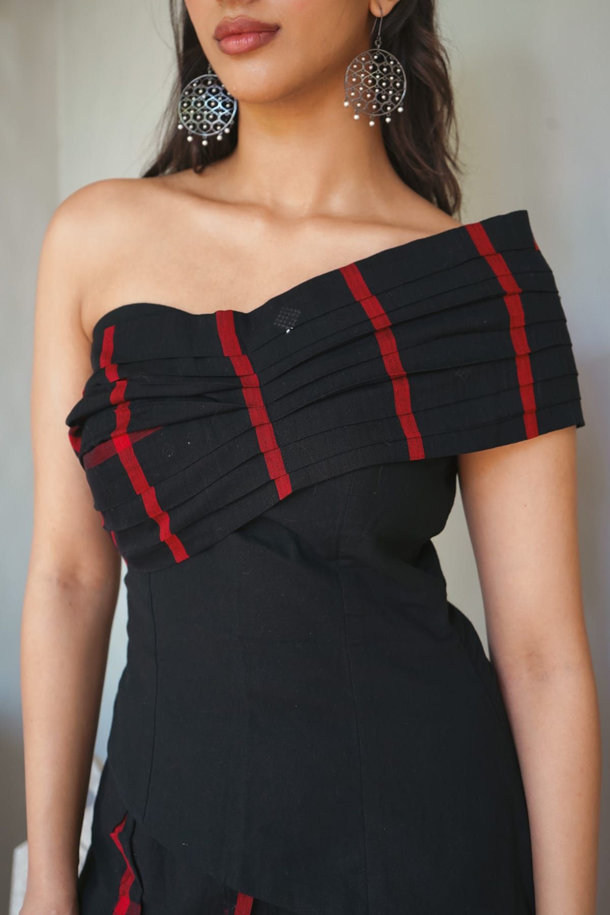 Khet Pleated One Shoulder Top - image 2
