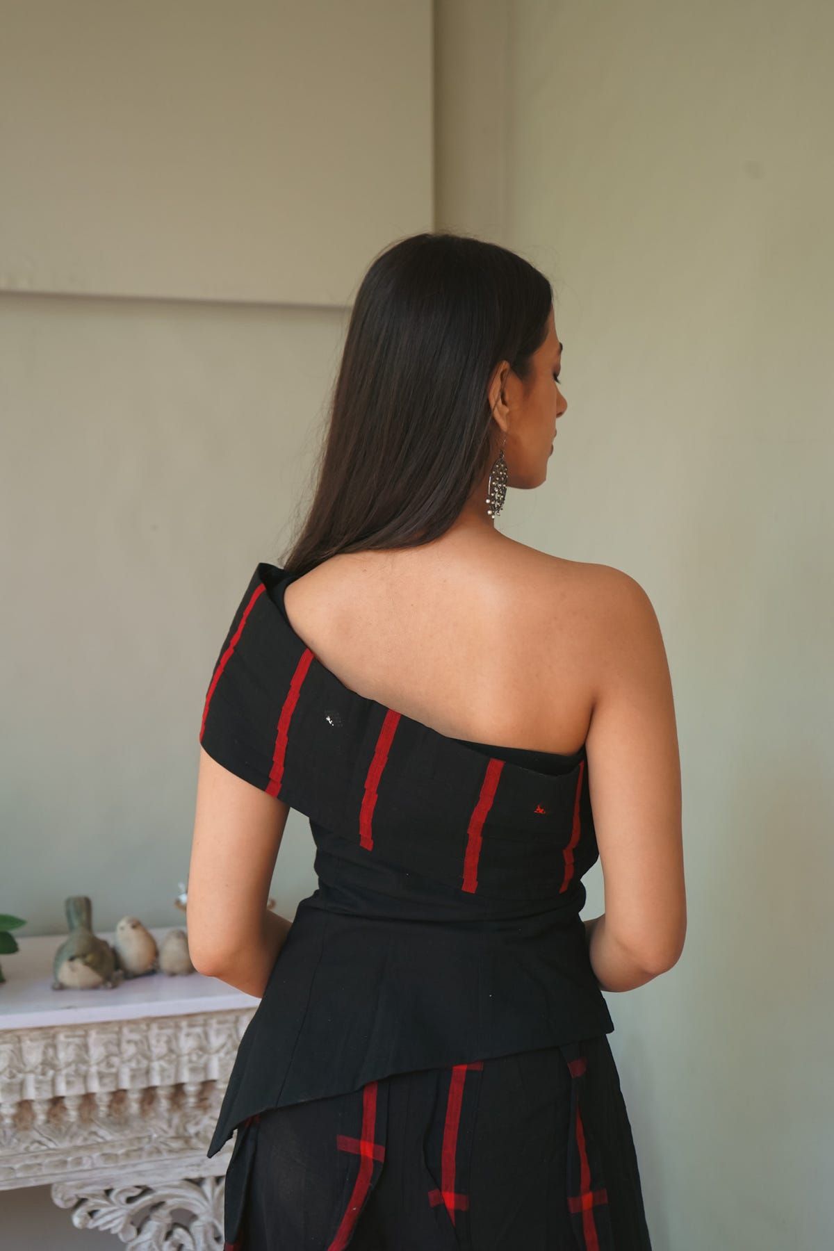 Khet Pleated One Shoulder Top - image 3