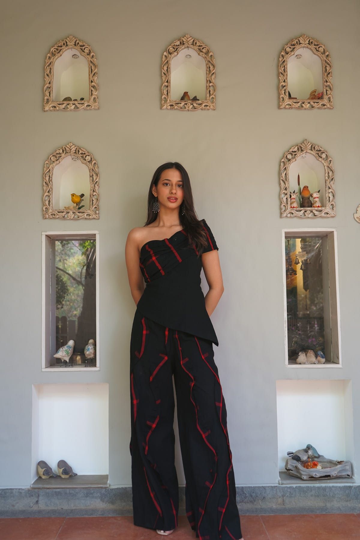 Khet Pleated One Shoulder Top - image 4