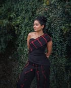 Khet Pleated One Shoulder Top view 5
