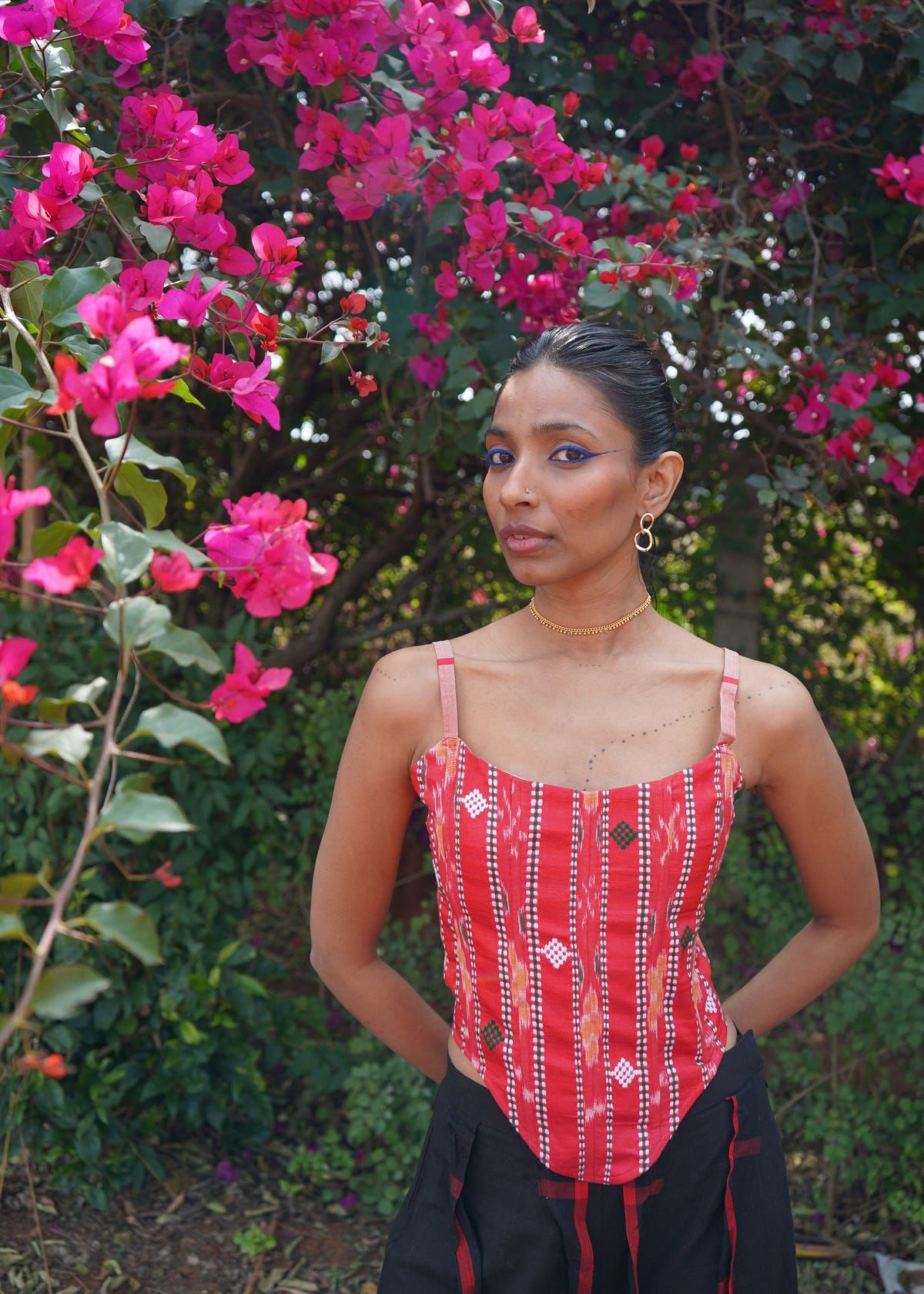 Khet Red Silk Corset - image 3