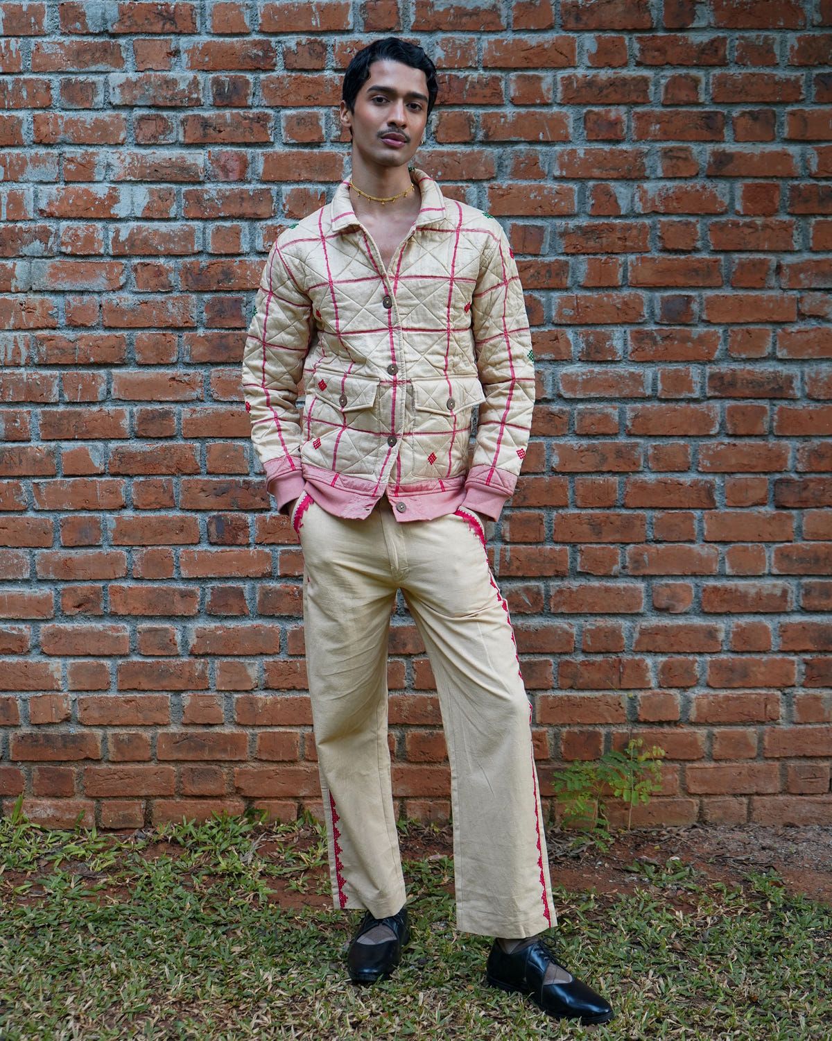 Khet Cream Quilted Jacket - image 3