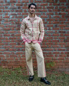 Khet Cream Quilted Jacket view 3
