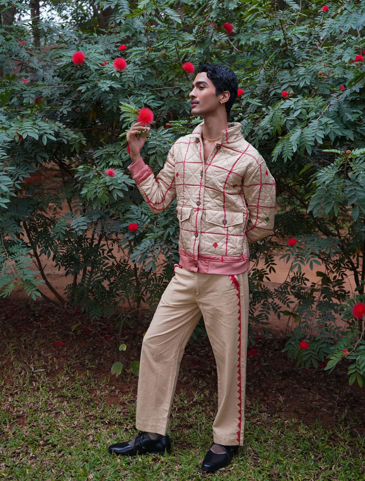 Khet Embroidered Khakis - image 1