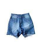 Ice Blue Denim Shorts (Unisex) view 1