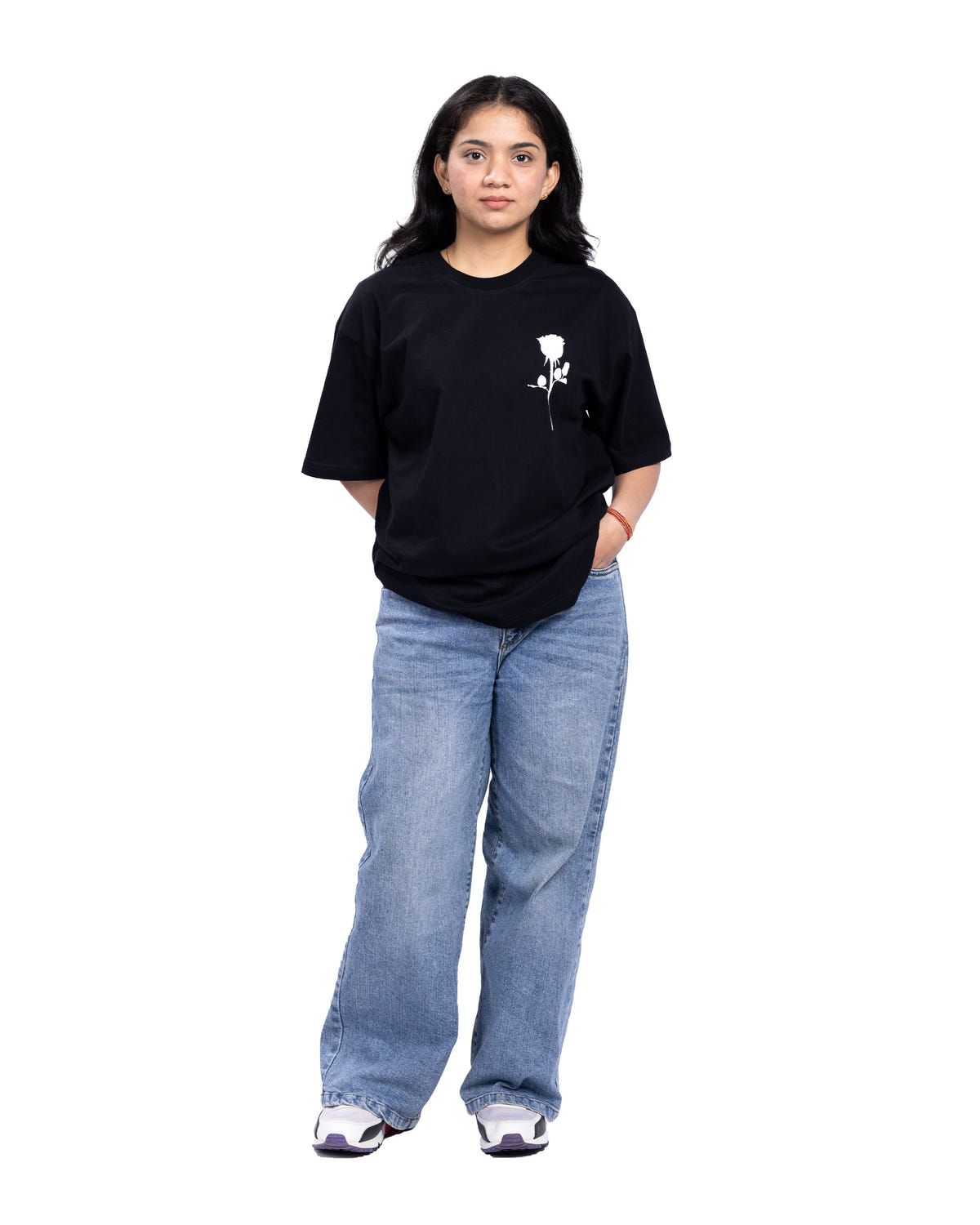 BLACK ROSE T-SHIRT (Unisex) - image 2