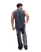 Riders Club Stone Washed Black Tank (Unisex) view 4