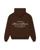 CHOCOLATE BROWN HOODIE (Unisex) view 3