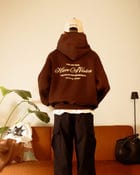 CHOCOLATE BROWN HOODIE (Unisex) view 4