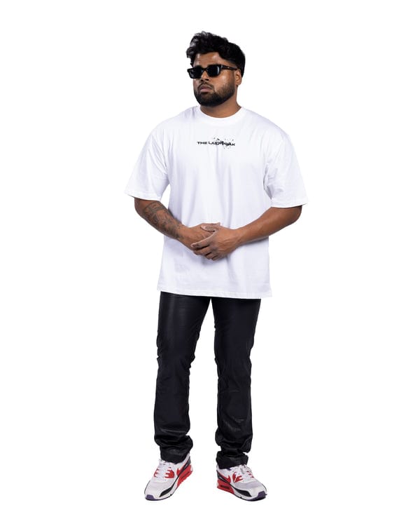 The Last Peak — WHITE TLP BRUSH T-SHIRT (Unisex)