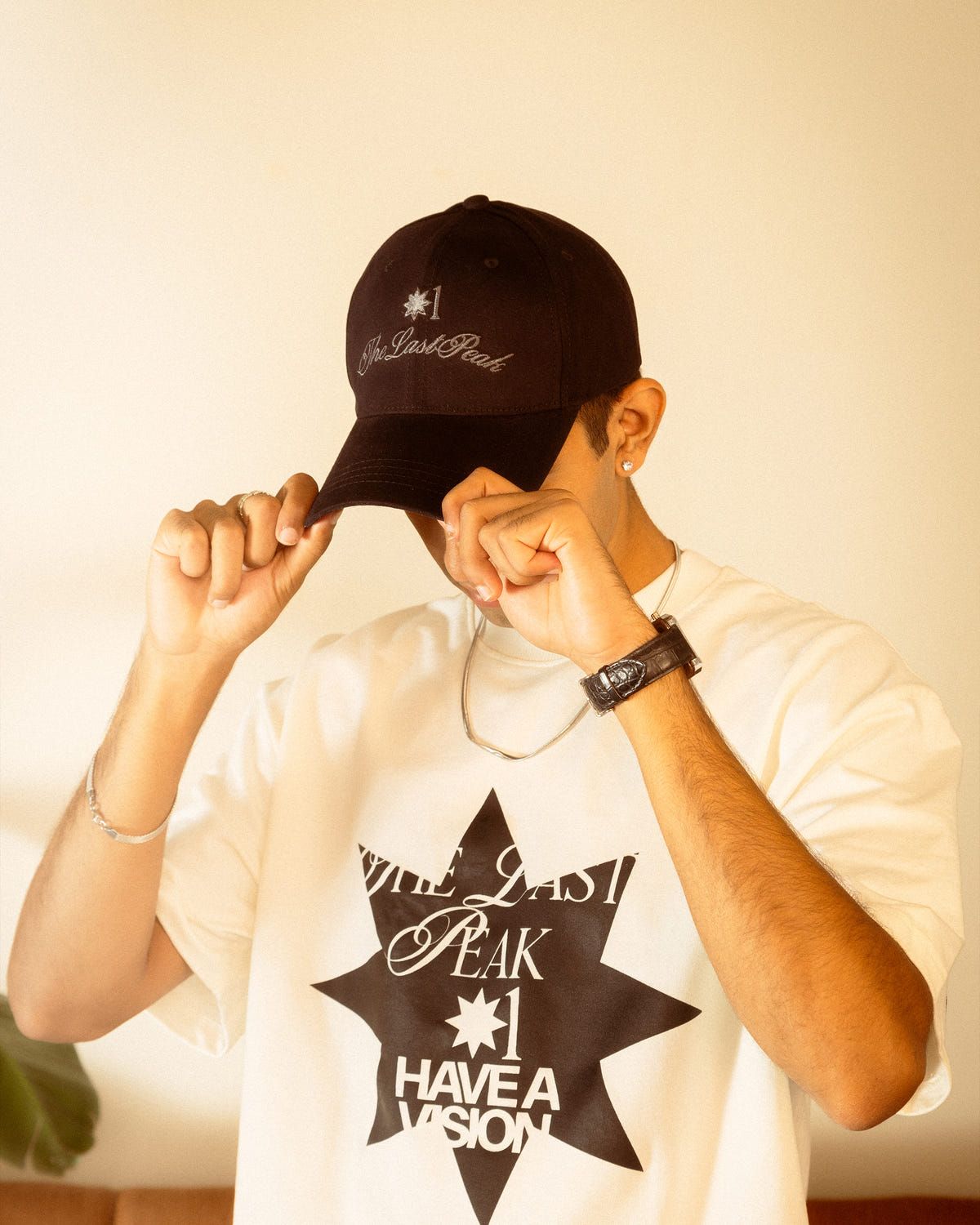 BLACK EMBROIDERED CAP (Unisex) - image 3