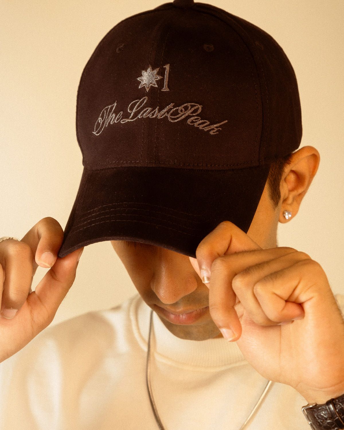 BLACK EMBROIDERED CAP (Unisex) - image 4