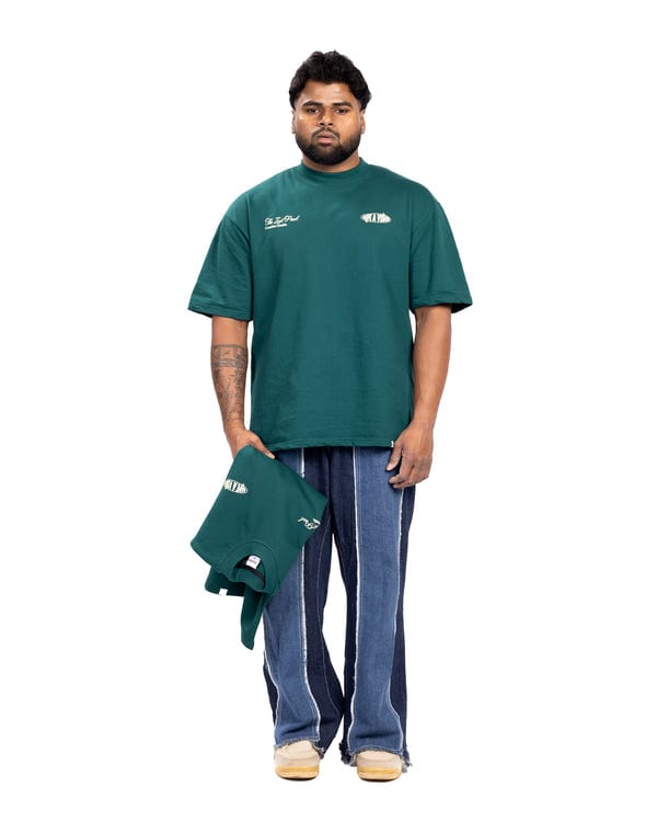 The Last Peak — BOTTLE GREEN PERFORMANCE T-SHIRT (Unisex)