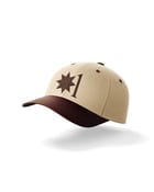BEIGE & BROWN EMBROIDERED CAP (Unisex) view 2