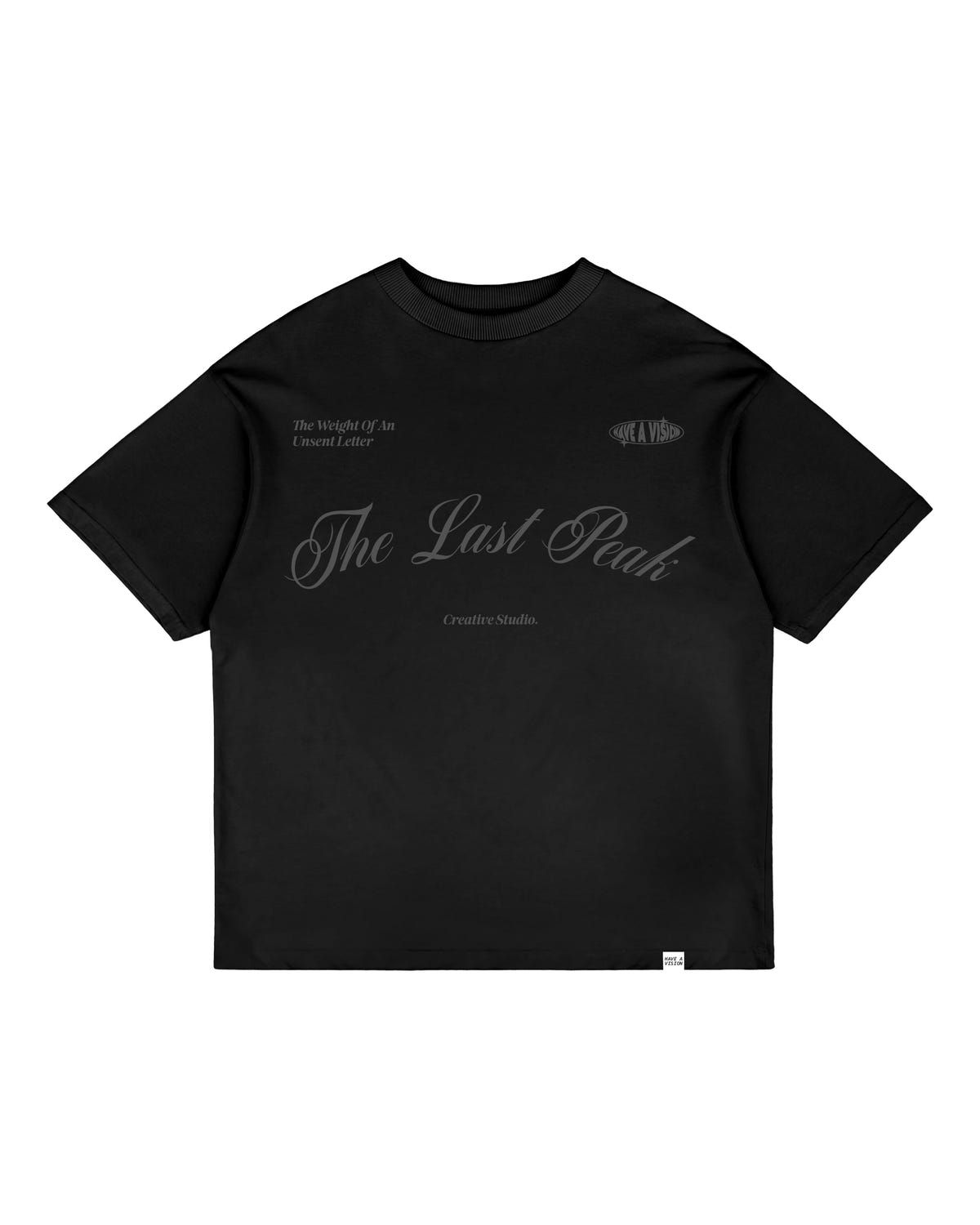 BLACK UNSENT LETTER T-SHIRT (Unisex) - image 1