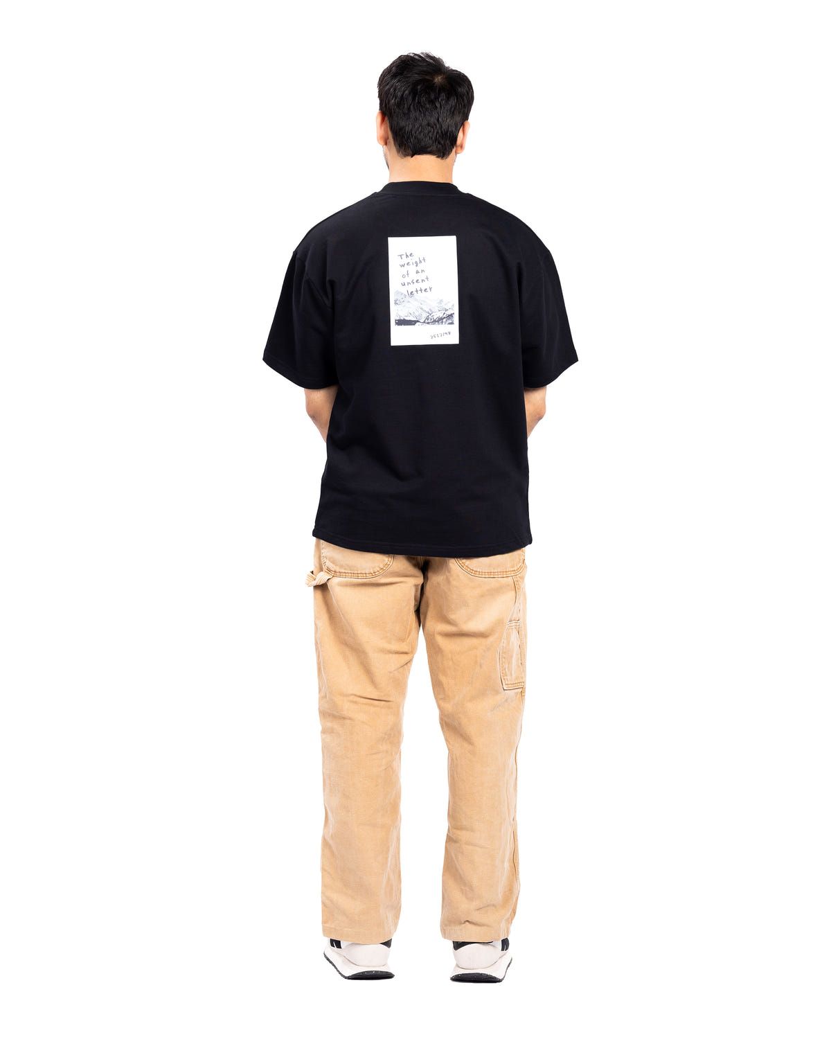 BLACK UNSENT LETTER T-SHIRT (Unisex) - image 5