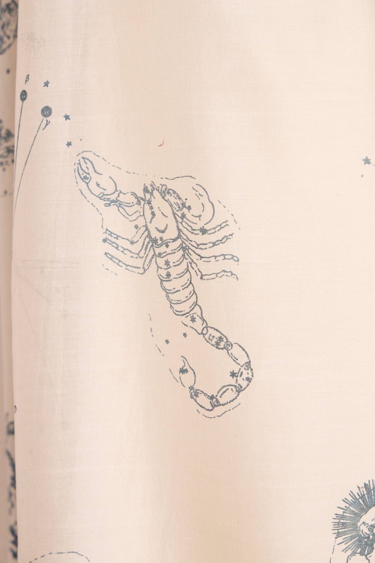 Mizar Zodiac Print Handwoven Dress - image 12