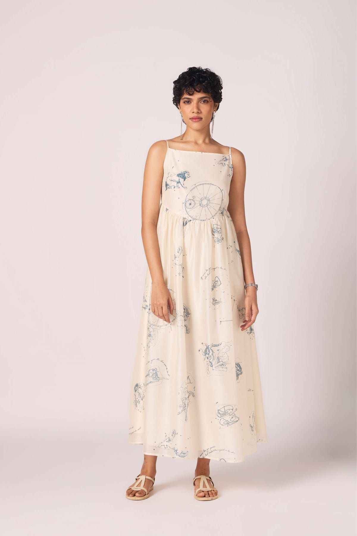 Mizar Zodiac Print Handwoven Dress - image 7