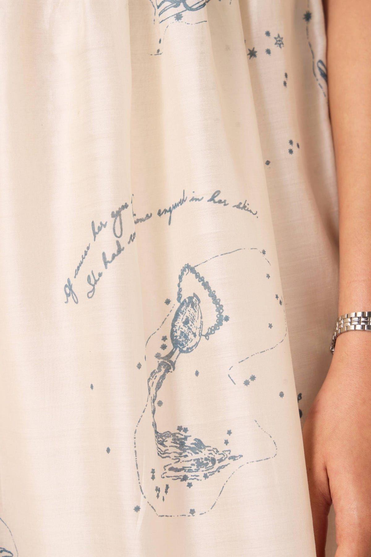 Mizar Zodiac Print Handwoven Dress - image 8