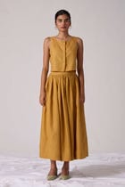 Adelaide Skirt Set - Mustard view 1