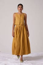 Adelaide Skirt Set - Mustard view 3