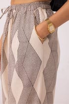 Sonja Hand Printed Barrel Pants view 6