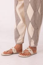 Sonja Hand Printed Barrel Pants view 7