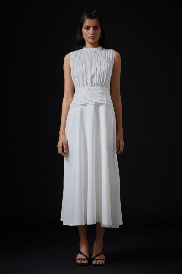 The Summer House — Shae Dress - Blanc
