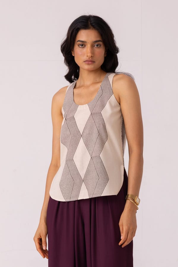 The Summer House — Emma Hand Printed Top