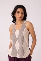 Emma Hand Printed Top view 4