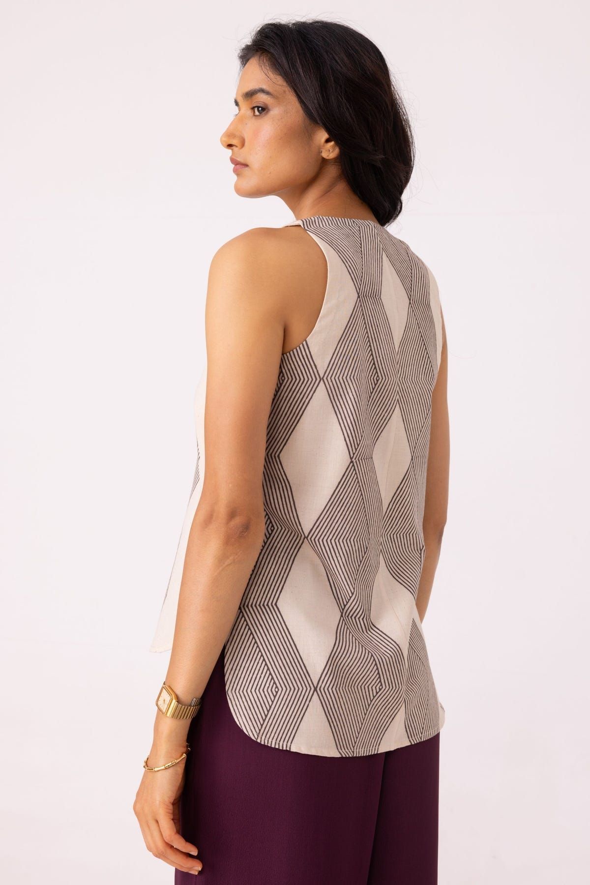 Emma Hand Printed Top - image 6