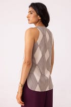 Emma Hand Printed Top view 6