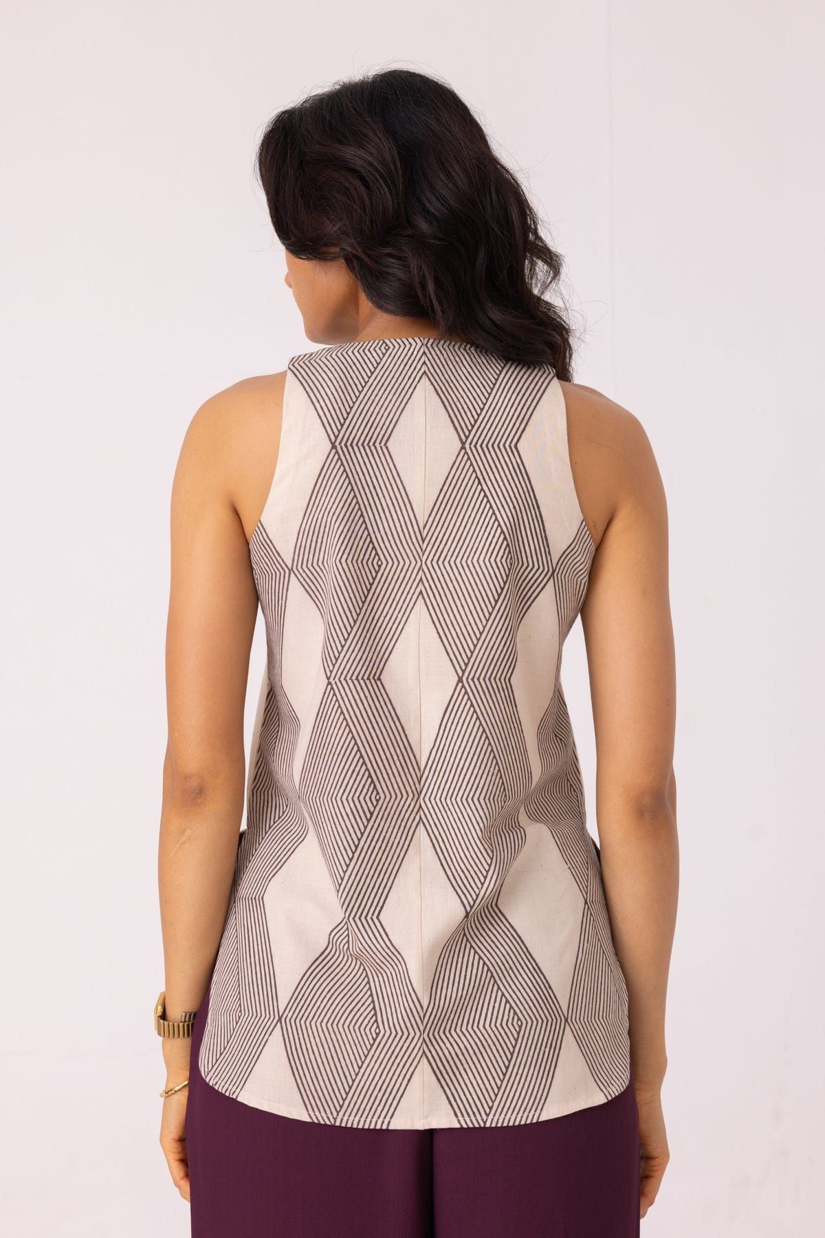 Emma Hand Printed Top - image 7