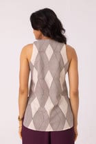 Emma Hand Printed Top view 7