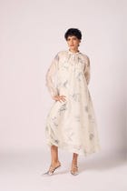Cheryl Zodiac Print Handwoven Dress view 15