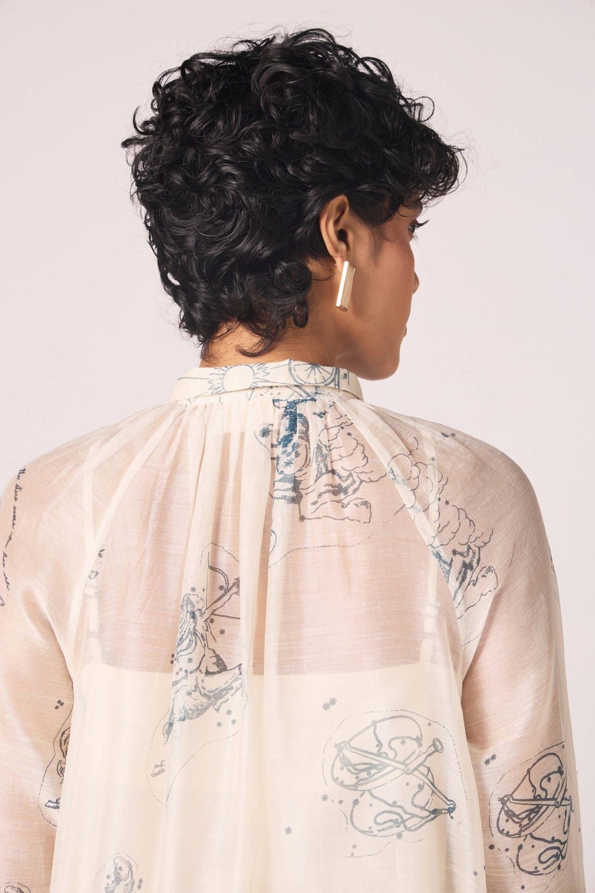 Cheryl Zodiac Print Handwoven Dress - image 16