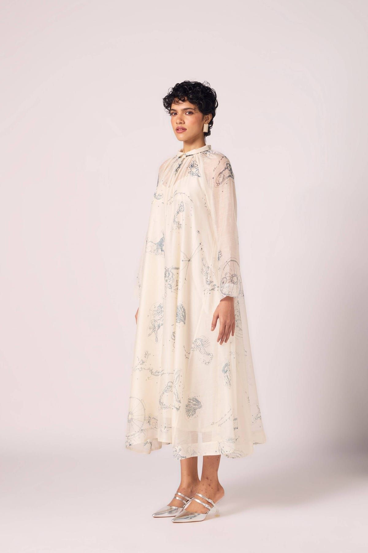 Cheryl Zodiac Print Handwoven Dress - image 3