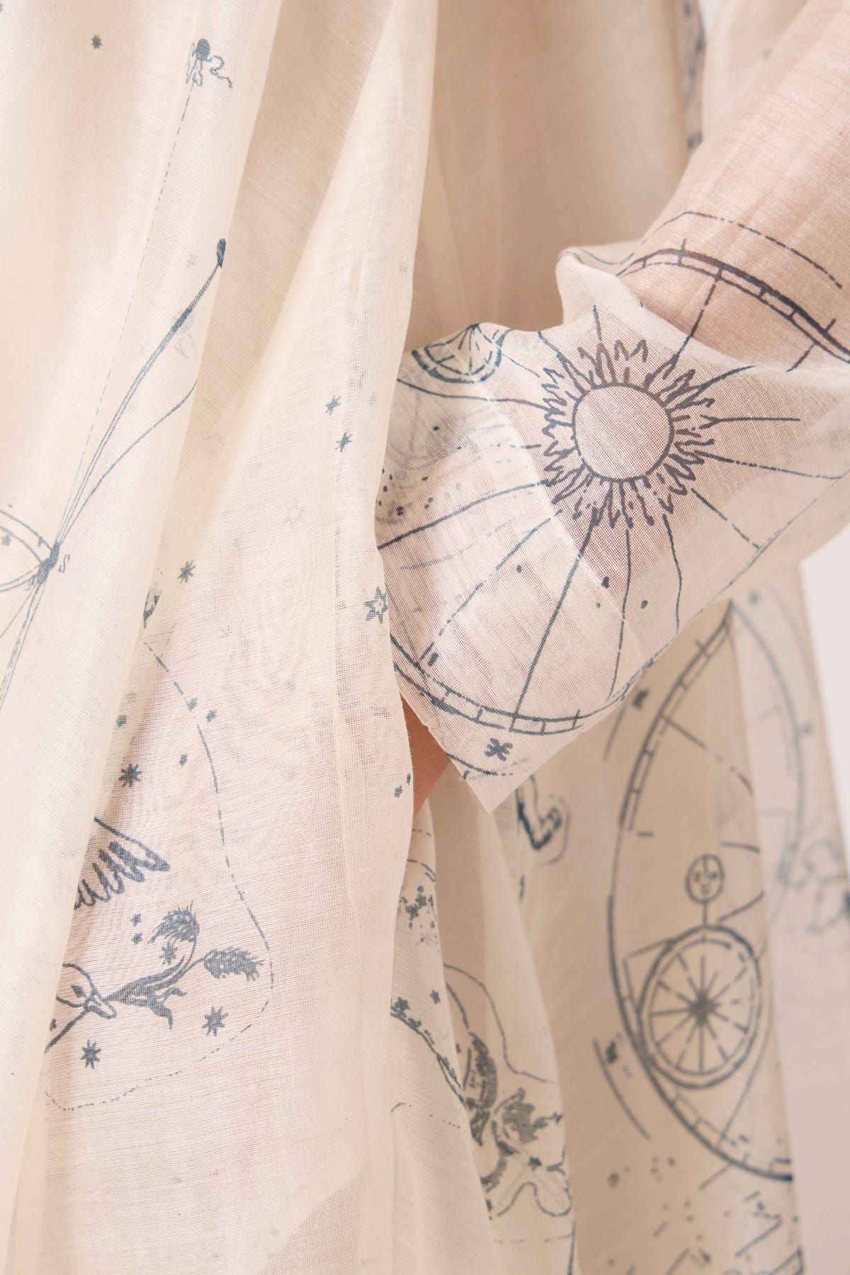 Cheryl Zodiac Print Handwoven Dress - image 8