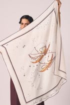 Libra Printed Satin Scarf view 2