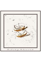 Libra Printed Satin Scarf view 5