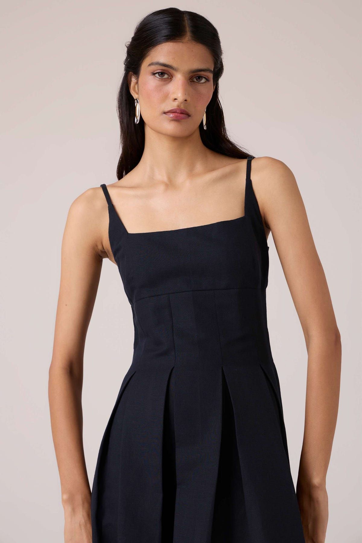 Eos Black Midi Dress - image 4