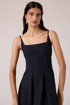 Eos Black Midi Dress view 4
