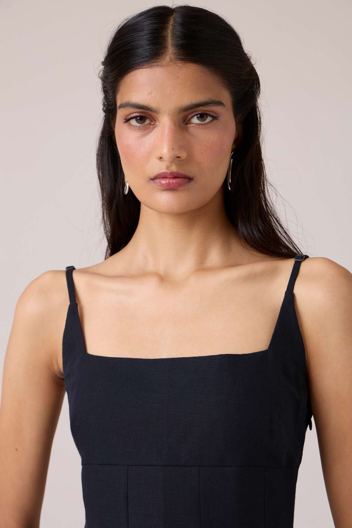 Eos Black Midi Dress - image 5