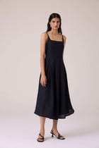 Eos Black Midi Dress view 6
