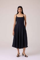 Eos Black Midi Dress view 7