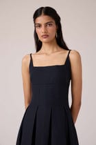 Eos Black Midi Dress view 8